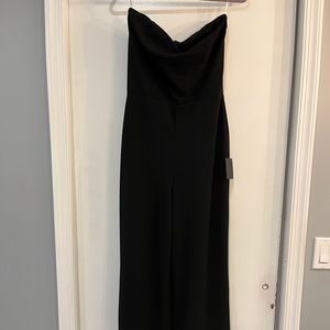 Lulu’s Black Strapless Jumpsuit
